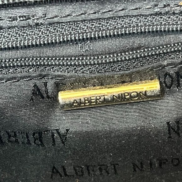 Albert Nipon Vintage Aztec Design Snakeprint / Reptile Leather Crossbody Bag Sma - Picture 9 of 12